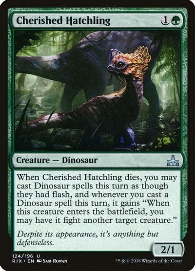 Cherished Hatchling Rivals of Ixalan Magic card