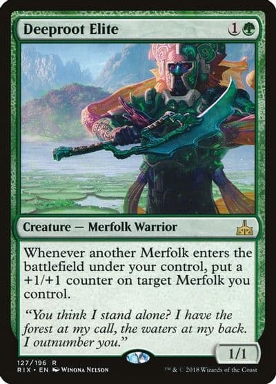 Deeproot Elite Rivals of Ixalan Magic card