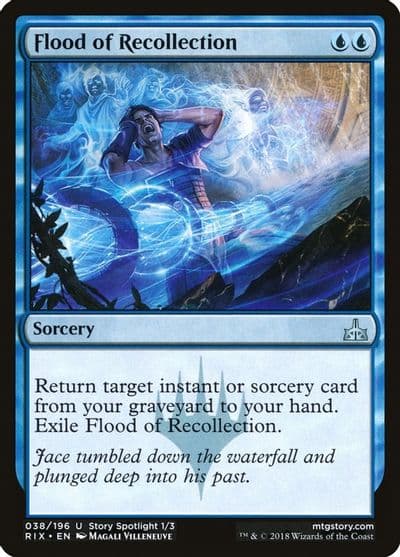 Flood of Recollection Rivals of Ixalan Magic card