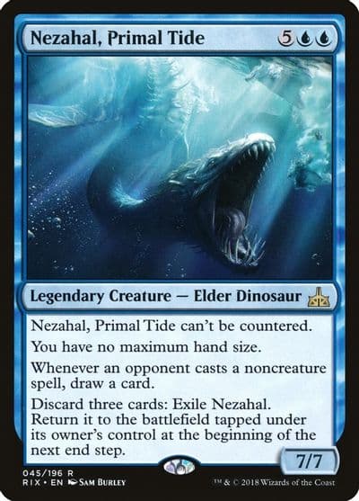 Nezahal Primal Tide Rivals of Ixalan Magic card