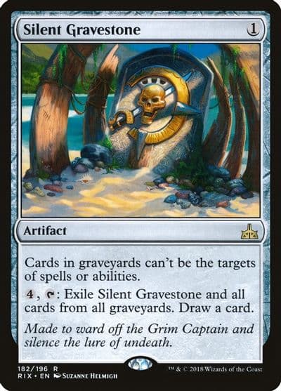 Silent Gravestone Rivals of Ixalan Magic card
