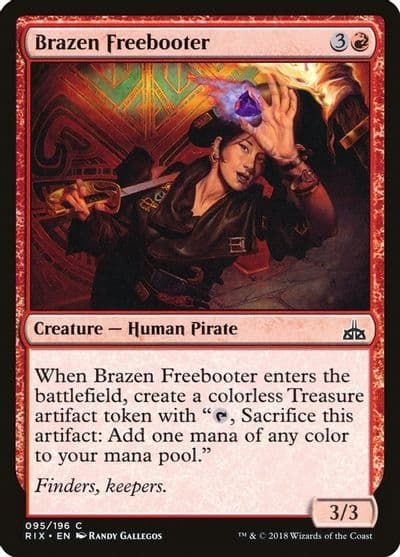 Brazen Freebooter Rivals of Ixalan Magic card