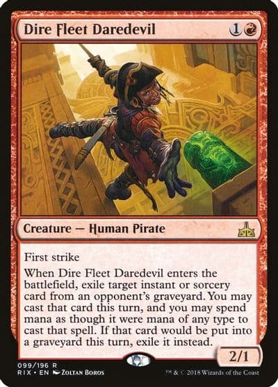 Dire Fleet Daredevil Rivals of Ixalan Magic card