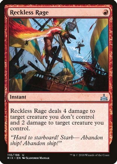 Reckless Rage Rivals of Ixalan Magic card