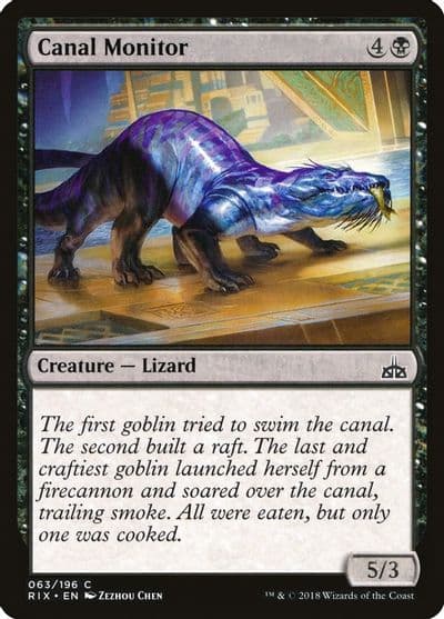 Canal Monitor Rivals of Ixalan Magic card