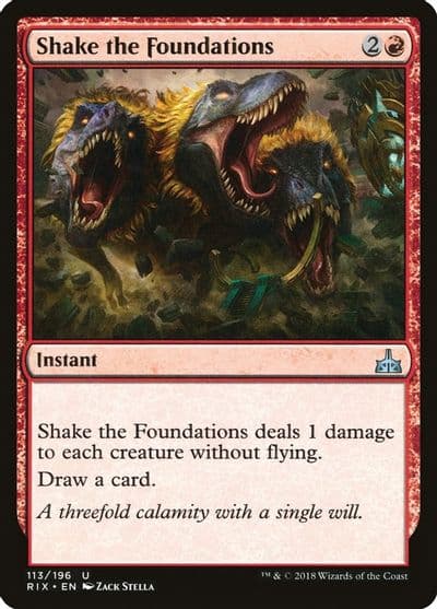 Shake the Foundations Rivals of Ixalan Magic card