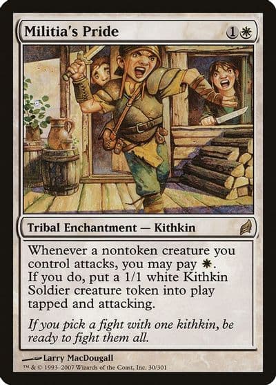 Militias Pride Lorwyn Magic card