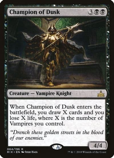 Champion of Dusk Rivals of Ixalan Magic card
