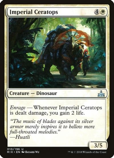 Imperial Ceratops Rivals of Ixalan Magic card