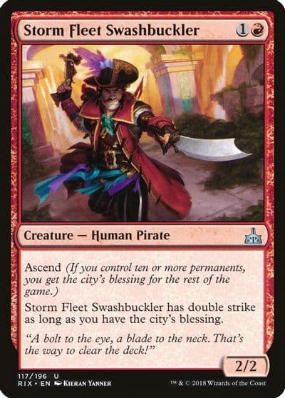 Storm Fleet Swashbuckler Rivals of Ixalan Magic card