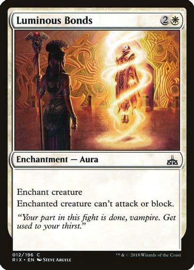 Luminous Bonds Rivals of Ixalan Magic card