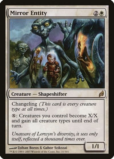 Mirror Entity Lorwyn Magic card