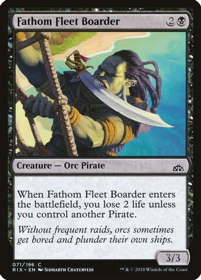 Fathom Fleet Boarder Rivals of Ixalan Magic card