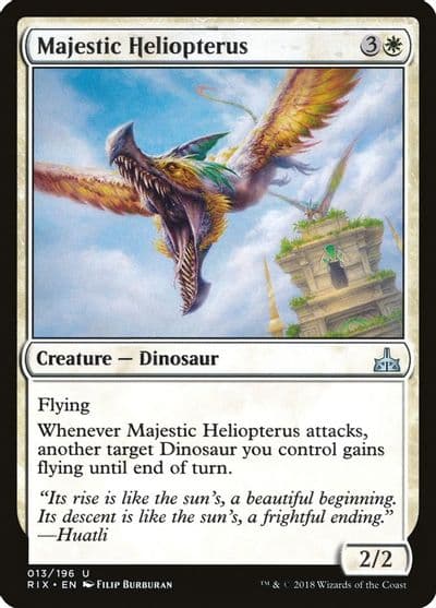 Majestic Heliopterus Rivals of Ixalan Magic card