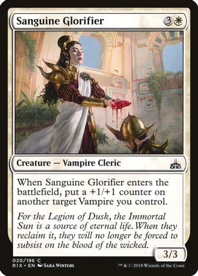 Sanguine Glorifier Rivals of Ixalan Magic card