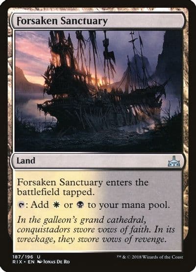 Forsaken Sanctuary Rivals of Ixalan Magic card