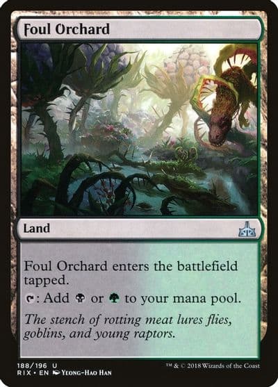 Foul Orchard Rivals of Ixalan Magic card