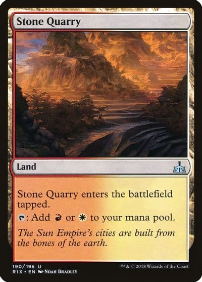 Stone Quarry Rivals of Ixalan Magic card