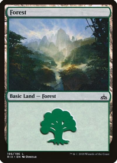 Forest Rivals of Ixalan Magic card