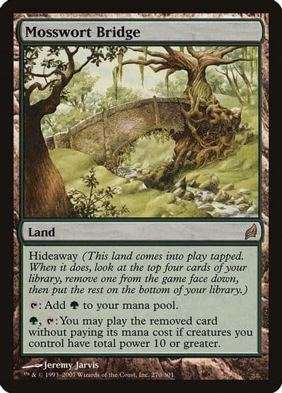Mosswort Bridge Lorwyn Magic card