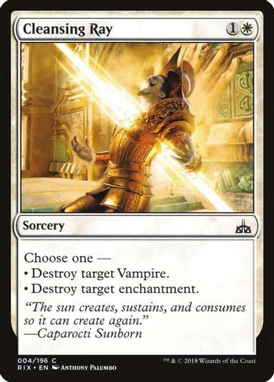 Cleansing Ray Rivals of Ixalan Magic card