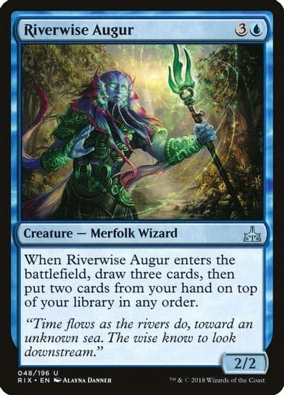 Riverwise Augur Rivals of Ixalan Magic card