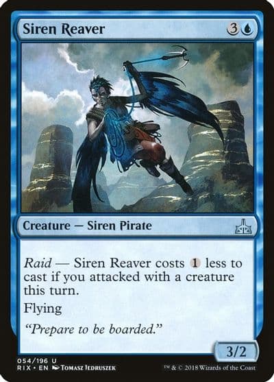 Siren Reaver Rivals of Ixalan Magic card