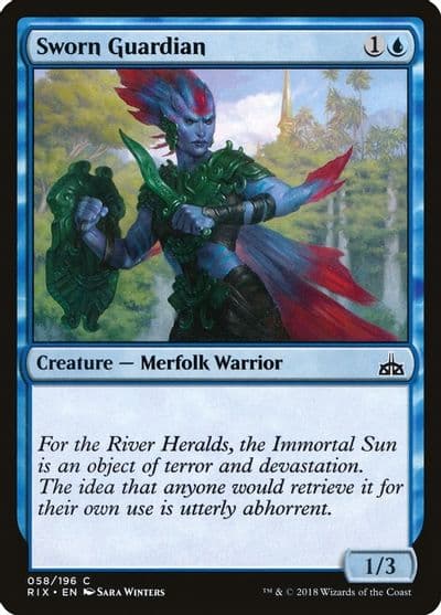 Sworn Guardian Rivals of Ixalan Magic card