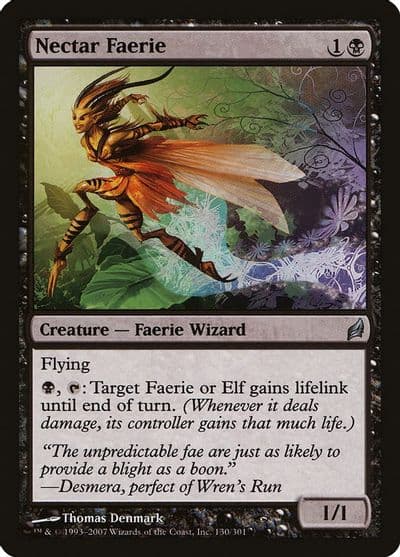 Nectar Faerie Lorwyn Magic card