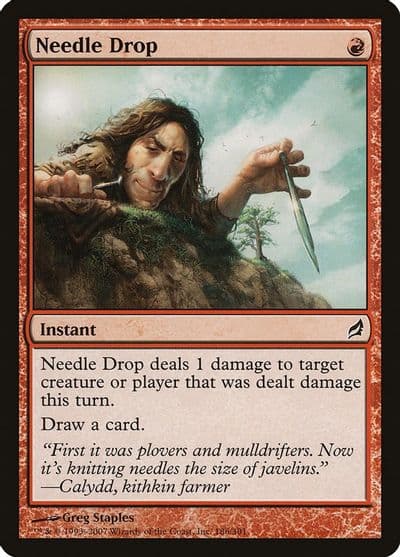 Needle Drop Lorwyn Magic card