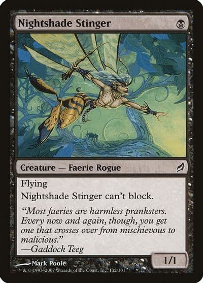 Nightshade Stinger Lorwyn Magic card