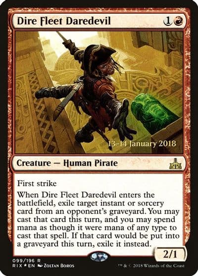 Dire Fleet Daredevil Prerelease Cards Magic card