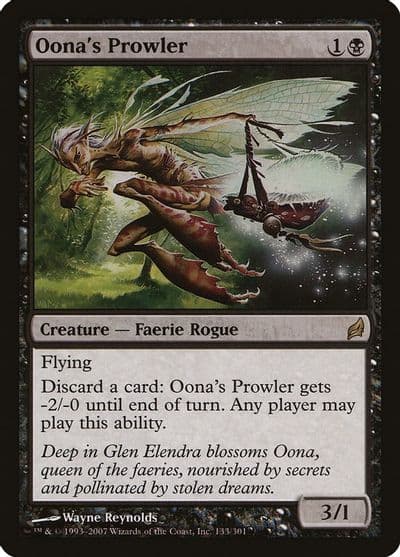 Oonas Prowler Lorwyn Magic card