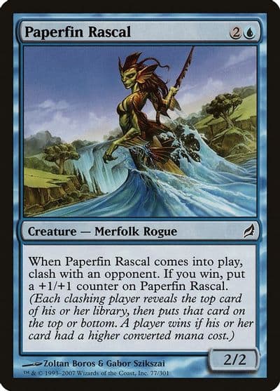 Paperfin Rascal Lorwyn Magic card