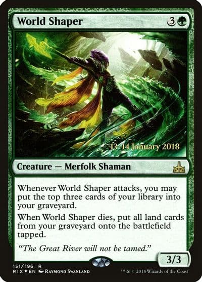 World Shaper Prerelease Cards Magic card