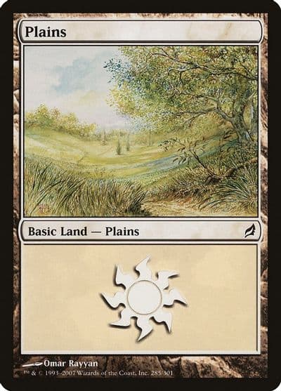 Plains 285 Lorwyn Magic card