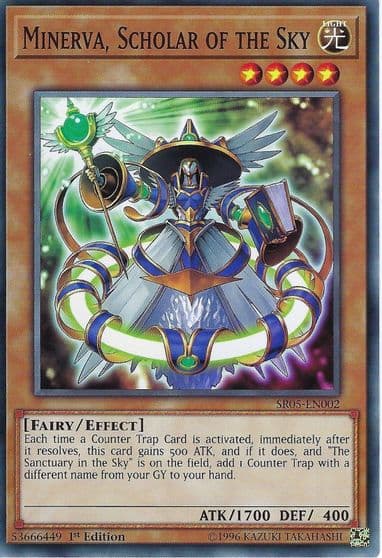 Minerva Scholar of the Sky Structure Deck: Wave of Light Yu-Gi-Oh! card