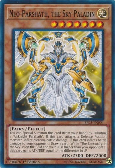 Neo Parshath the Sky Paladin Structure Deck: Wave of Light Yu-Gi-Oh! card