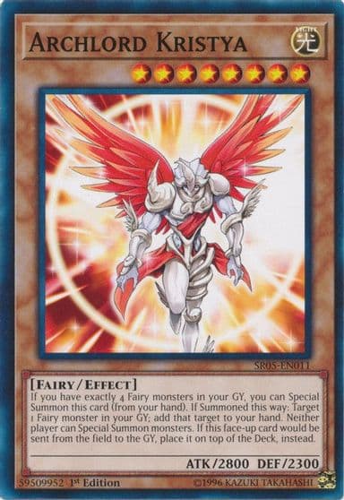 Archlord Kristya Structure Deck: Wave of Light Yu-Gi-Oh! card