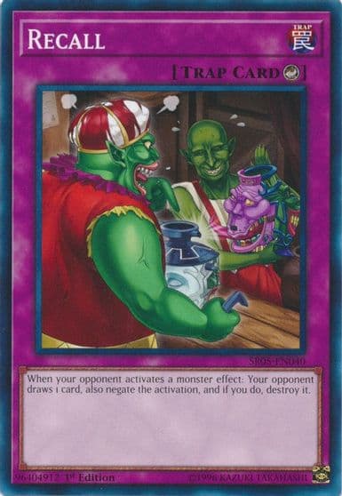 Recall Structure Deck: Wave of Light Yu-Gi-Oh! card