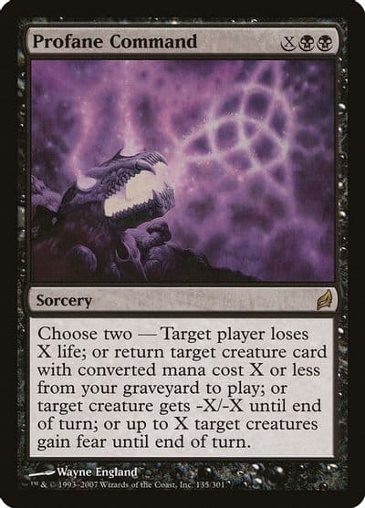 Profane Command Lorwyn Magic card