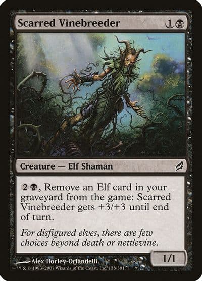 Scarred Vinebreeder Lorwyn Magic card