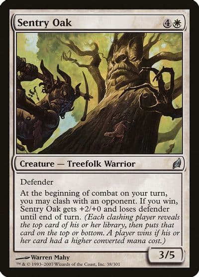 Sentry Oak Lorwyn Magic card