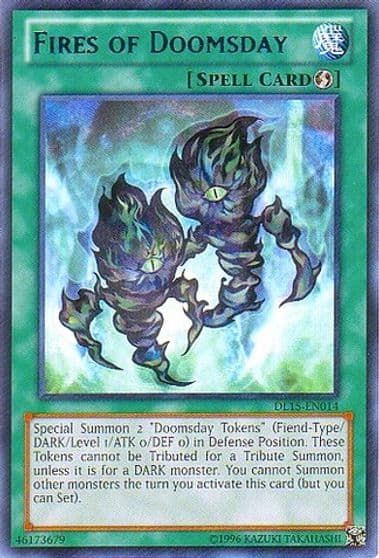 Fires of Doomsday Blue Duelist League Promo Yu-Gi-Oh! card