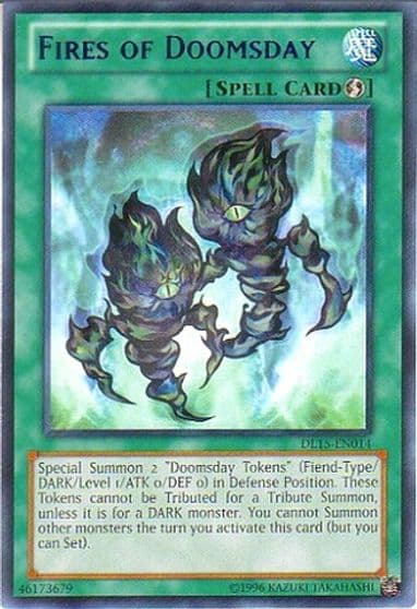 Fires of Doomsday Purple Duelist League Promo Yu-Gi-Oh! card