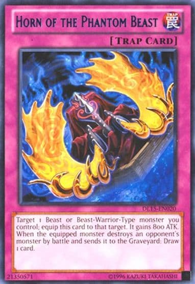 Horn of the Phantom Beast Blue Duelist League Promo Yu-Gi-Oh! card