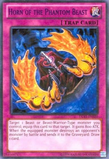 Horn of the Phantom Beast Purple Duelist League Promo Yu-Gi-Oh! card