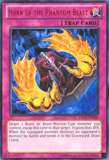 Horn of the Phantom Beast Red Duelist League Promo Yu-Gi-Oh! card