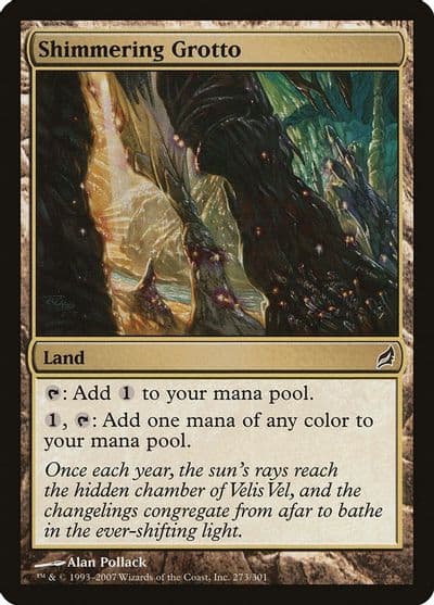 Shimmering Grotto Lorwyn Magic card