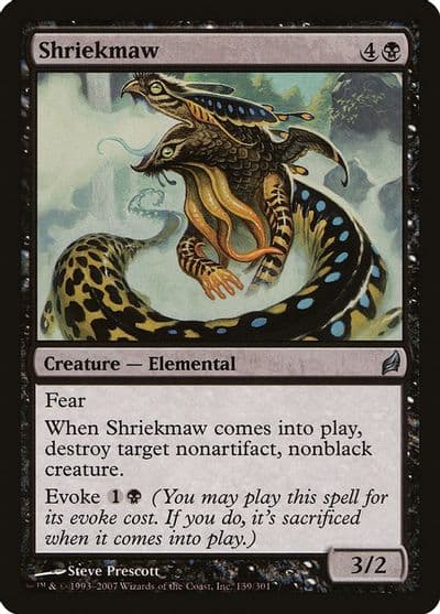 Shriekmaw Lorwyn Magic card